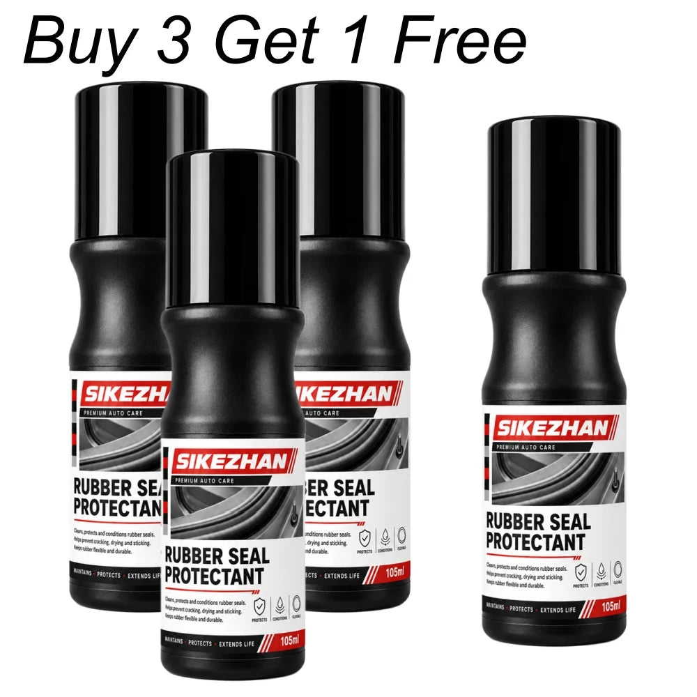 Car Rubber Seal Protectant, Windows & Weatherstrips, Restores Conditions Seals, Prevents Cracking, UV Protection Peaceful Pleasures Health and Wellness 4PCS