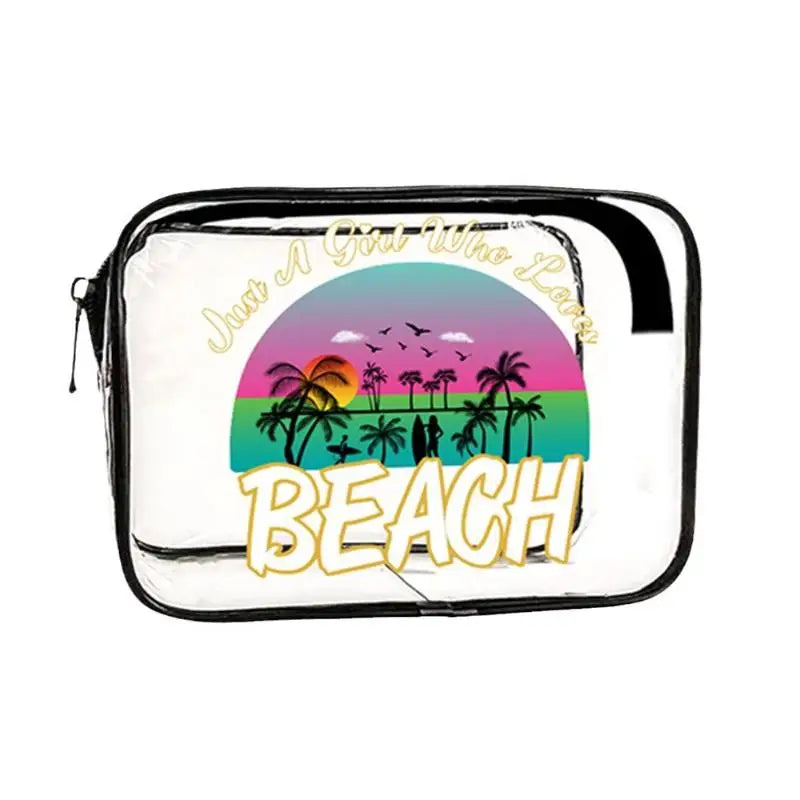 Clear PVC Travel Toiletry & Makeup Bag – Waterproof Organizer