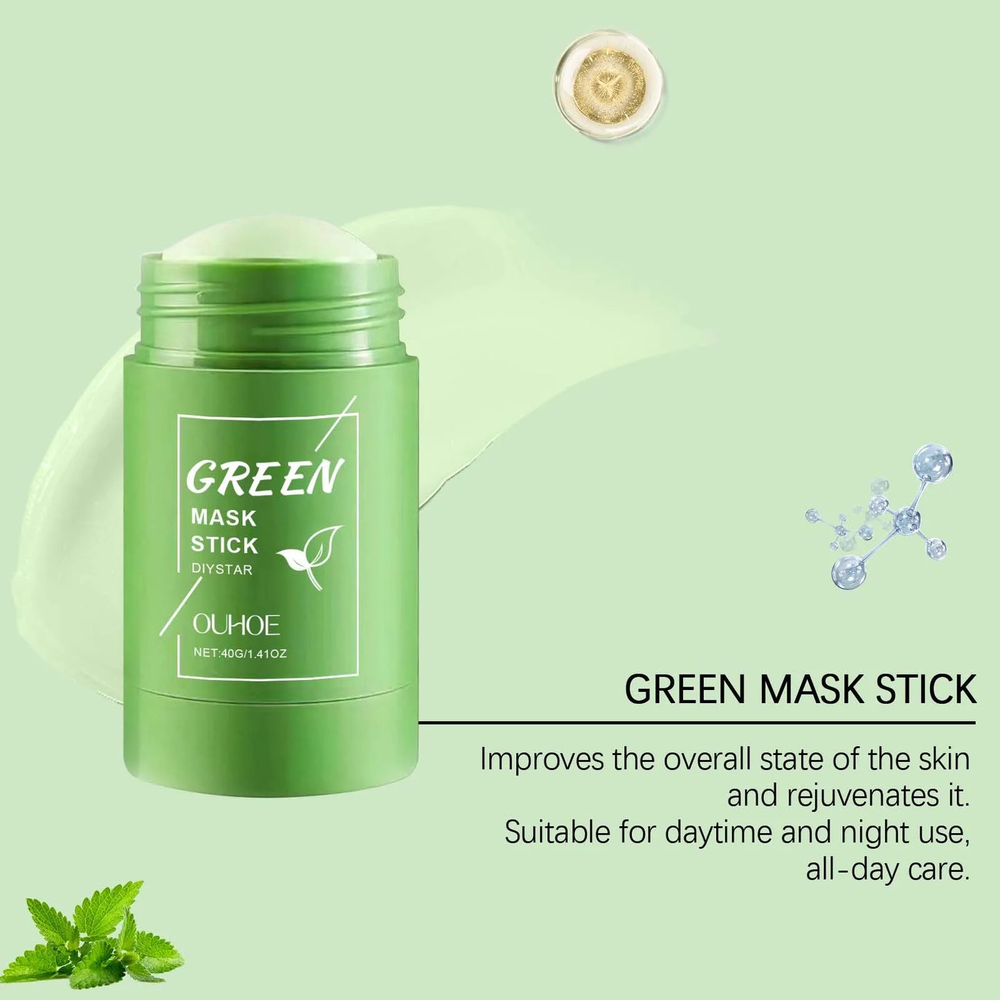 Green Tea Cleansing Stick Mask – Pores, Blackheads & Moisture