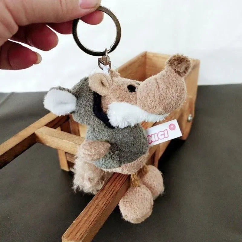 Cartoon Plush Keychain Doll | Cute Mini Backpack Pendant Gift