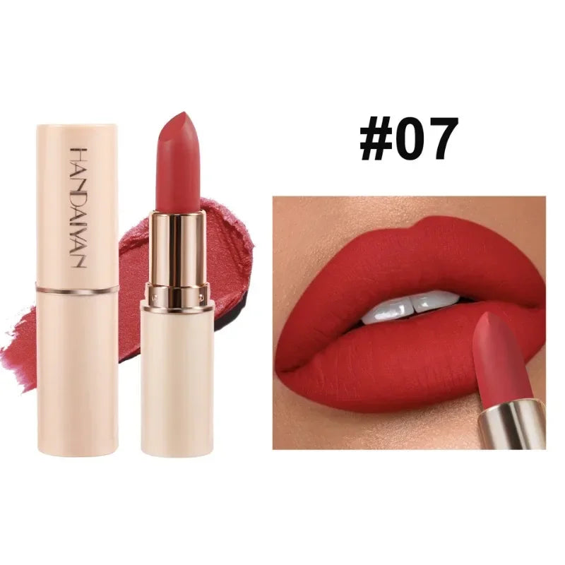 Handaiyan Velvet Matte Lipstick – 8 Shades, Waterproof