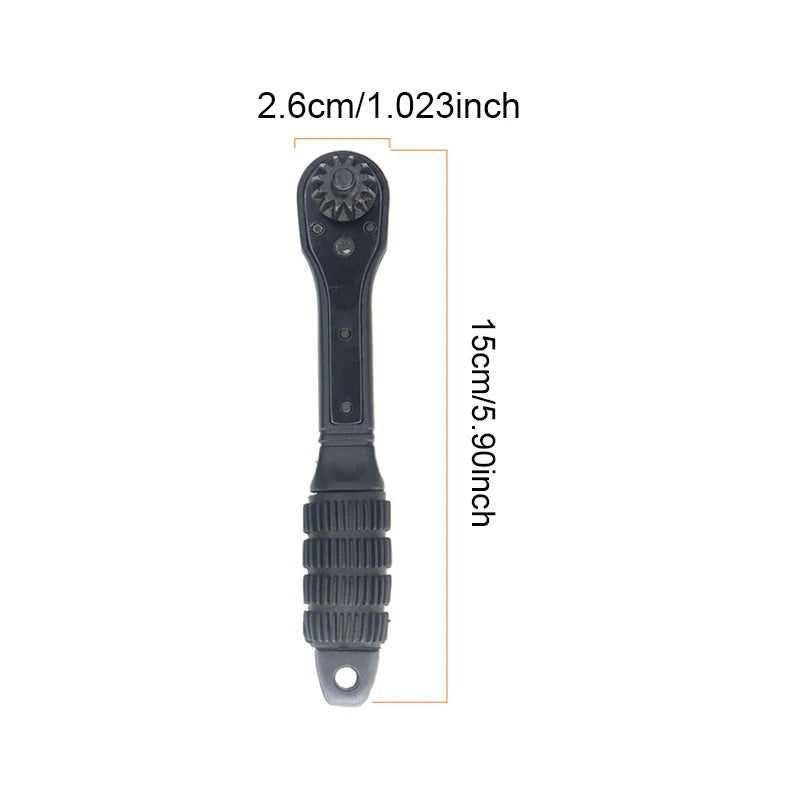 3-In-1 Ratchet Drill Chuck Wrench Replaceable Head Three-speed Fast