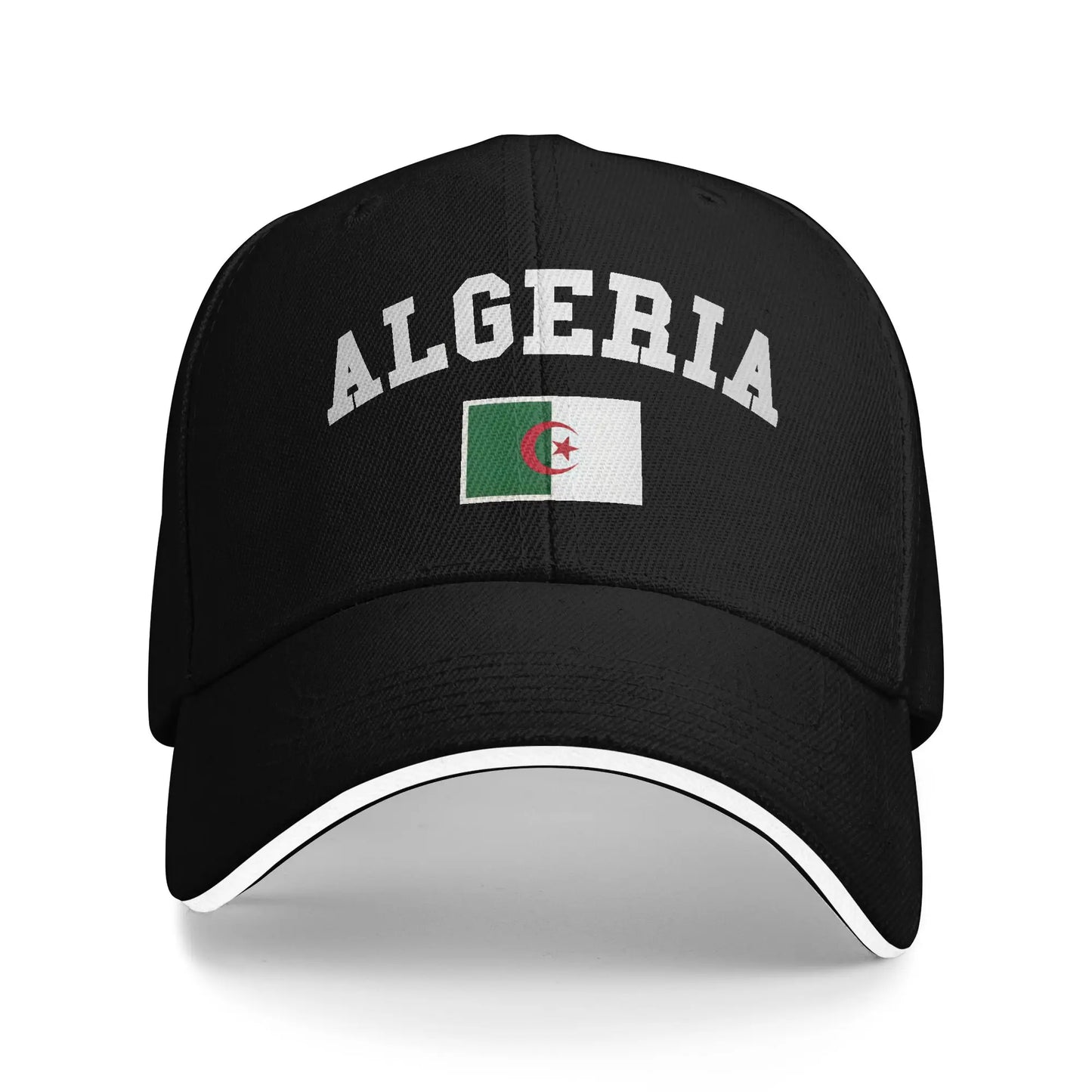 Summer DZ Algeria Algerian Flag Baseball Cap Outdoor Sports Trendy Design Sun Trucker Hat Men Women Sunscreen Snapback Cap Peaceful Pleasures Health and Wellness 5 One Size