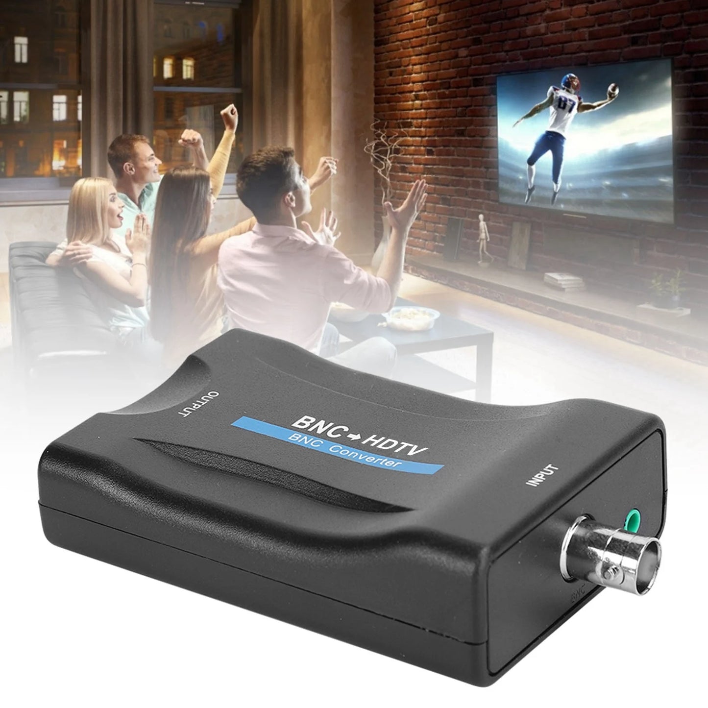 BNC to HDMI Converter Adapter – 1080P/720P Lossless HD