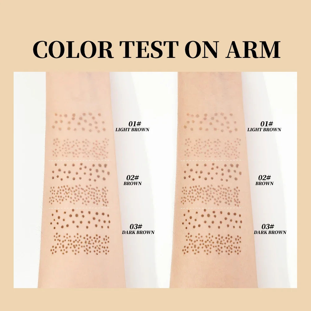 QIBEST Double Head Natural Simulation Freckle Makeup Pen Color Rendering Waterproof Easy To Apply No Shedding 2 In 1 Spot Pen Peaceful Pleasures Health and Wellness