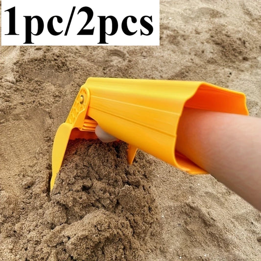 Pro Sand & Snow Shovel – Orange Beach Digging Tool Kids & Adults Beach & Snow Shovel Peaceful Pleasures Health and Wellness