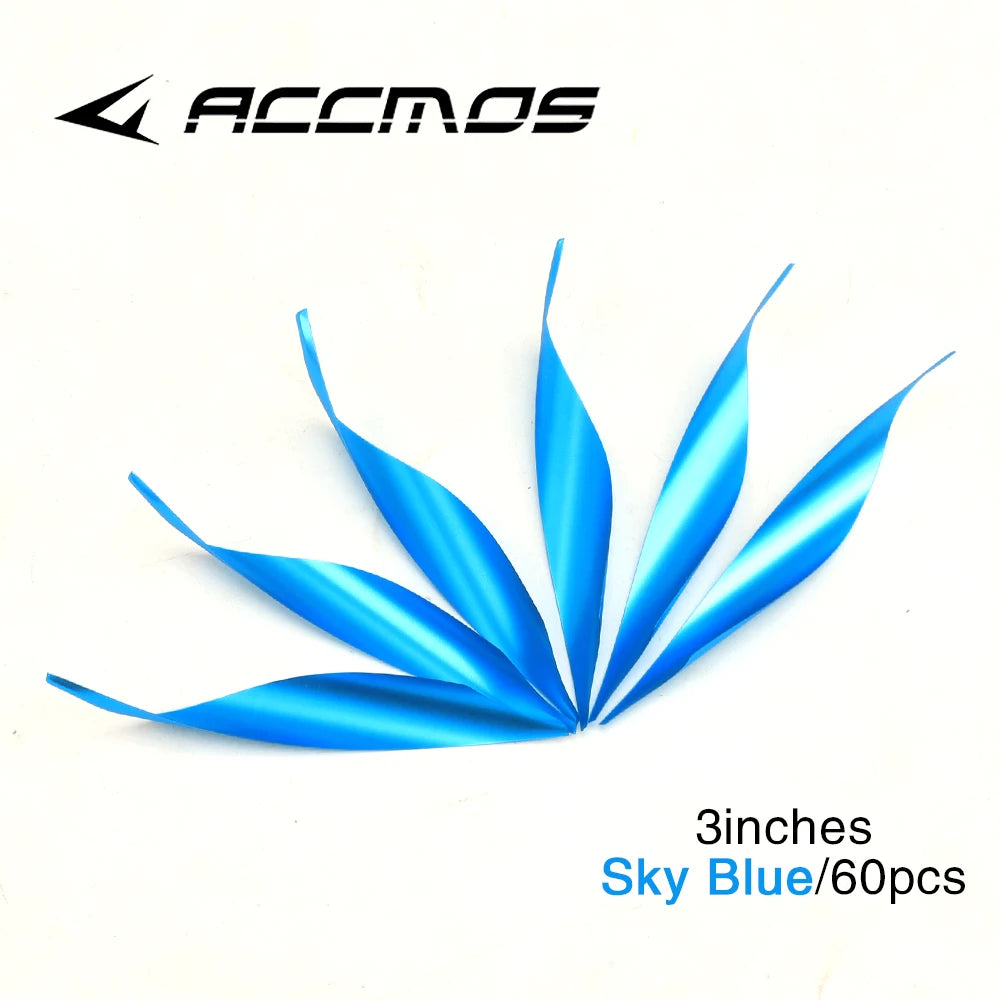 Archery Spin Vanes Spiral Feather DIY Arrow Sticker Tape Accessories