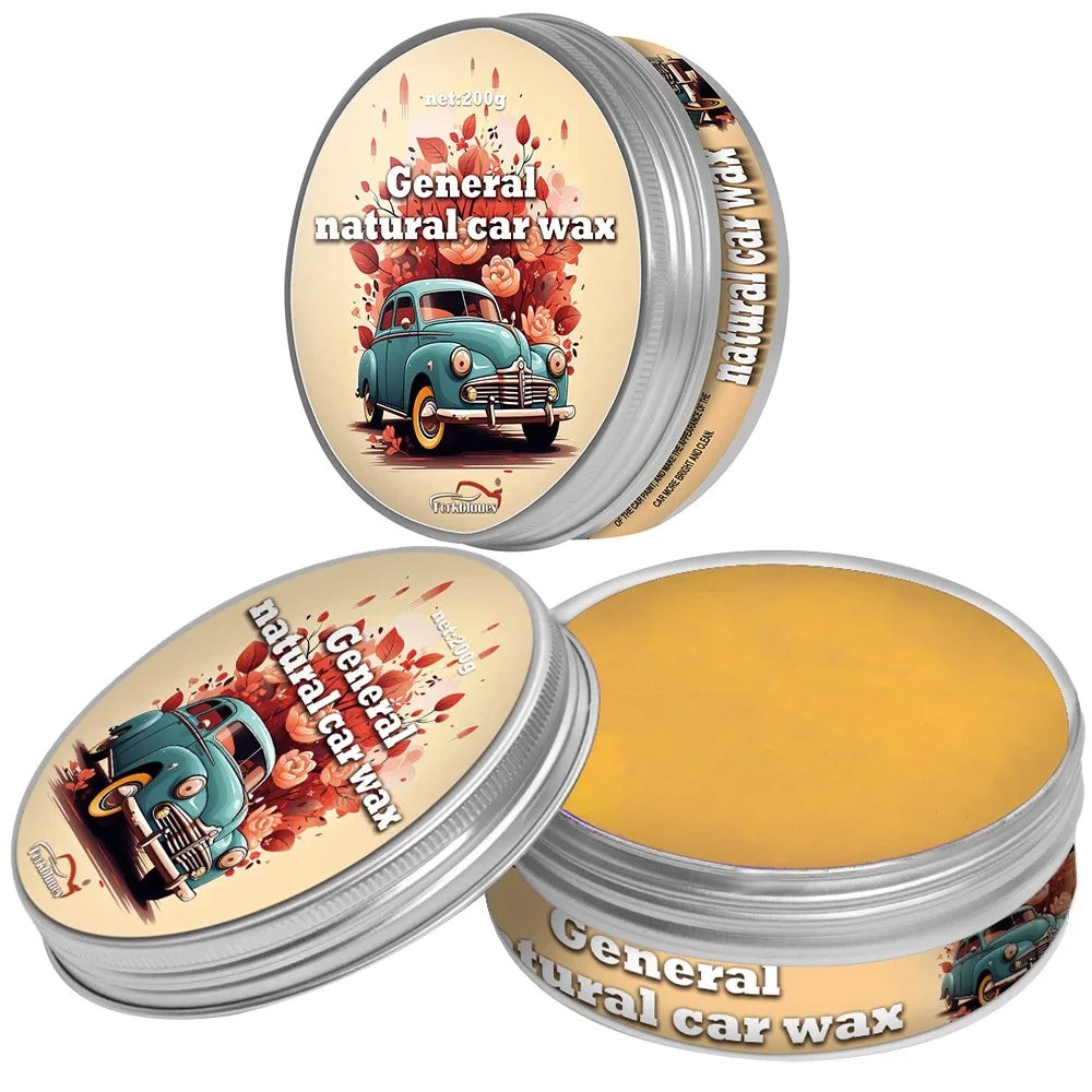 Carnauba Paste Car Wax Auto Paint Care Wax Brazilian Polishing Wax Paste High Gloss Shine Super Hydrophobic Coating Glazing Peaceful Pleasures Health and Wellness