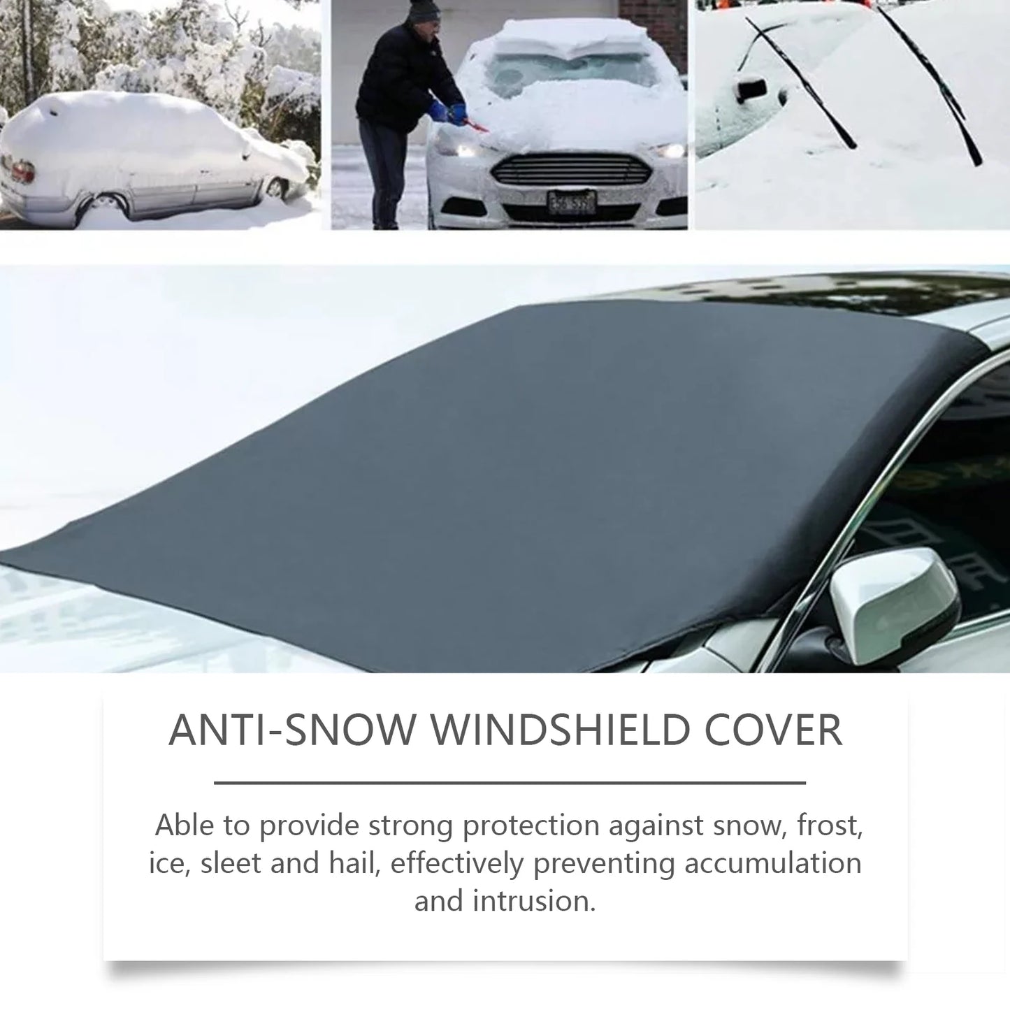 Car Windshield Snow Cover – Universal Anti-Ice Frost Protector