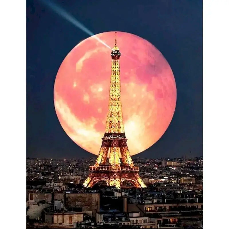Paris Street Paint by Numbers Kit – 60×75cm DIY Canvas Art