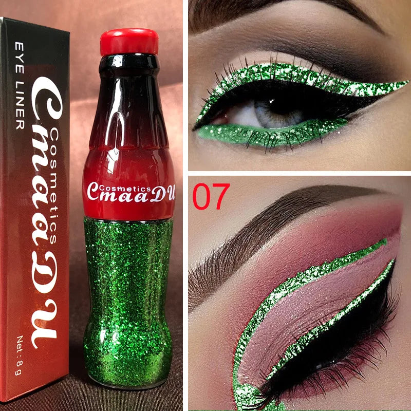 Waterproof Glitter Eyeliner and Eyeshadow Stick Set - Vibrant, Long-Lasting Colors for Flawless Eye Makeup, Ideal for Parties an Peaceful Pleasures Health and Wellness KLPYXY-07