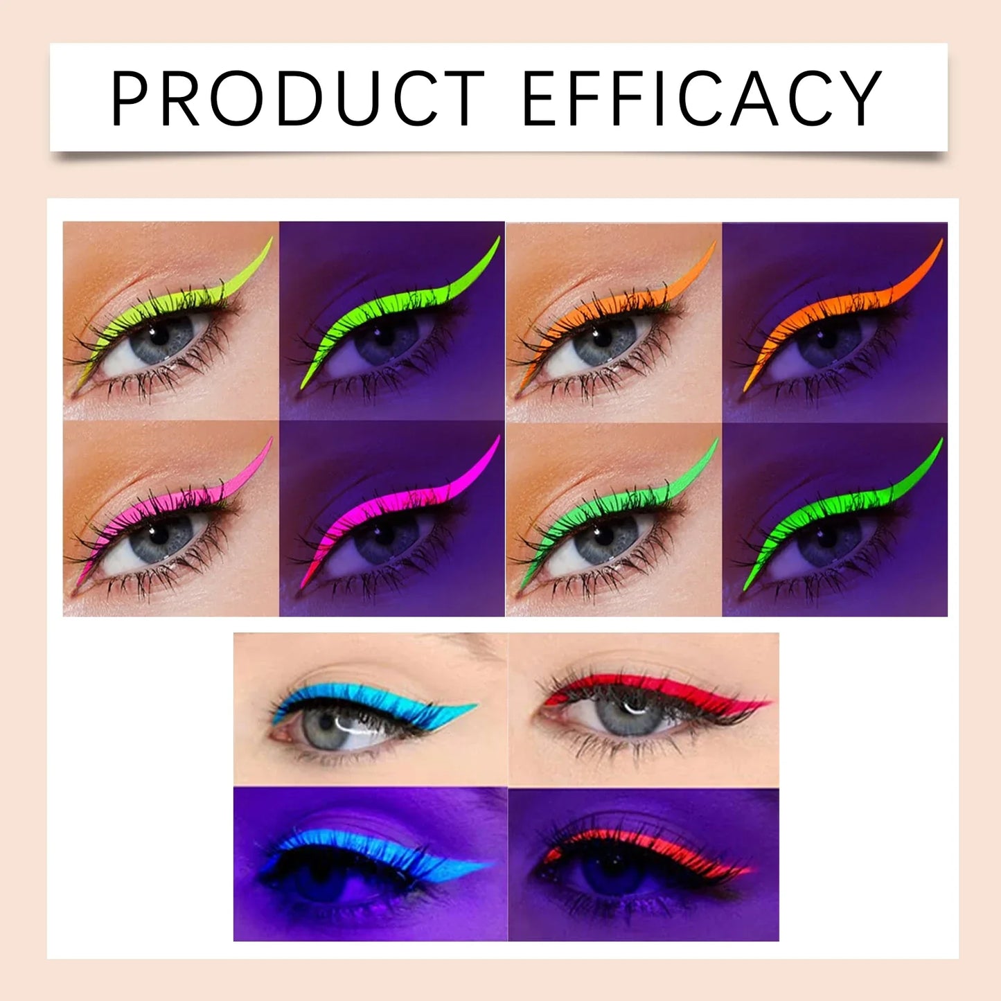 Eelhope Eye Shadow Palette & Waterproof Eyeliner Set – 8+ Colors