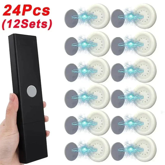 Magnetic Hooks Key Holder for Fridge & Wall | 12-Pack Magnetic Hook Organizer Peaceful Pleasures Health and Wellness