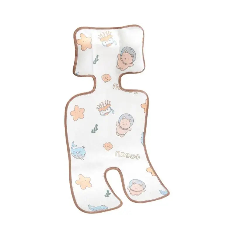 Baby Pram Cooling Pad | Breathable Bamboo Stroller Liner
