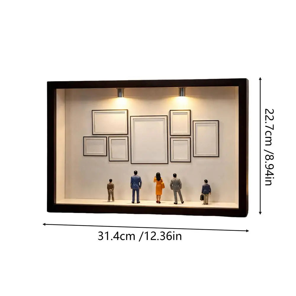 DIY Museum Box Photo Frame | Silhouette Case & Miniatures