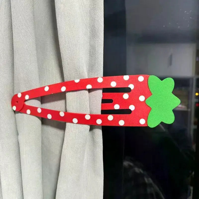 Giant Kawaii Strawberry Hair Clip | 3D Oversized Hairpin