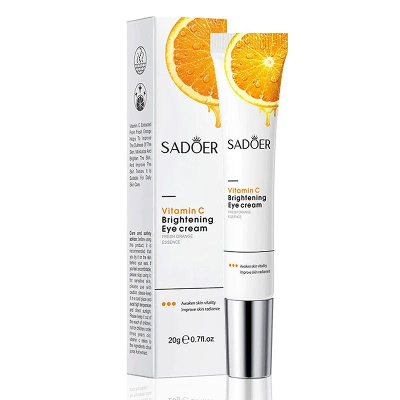 SADOER Vitamin C Eye Cream – Dark Circles & Puffiness