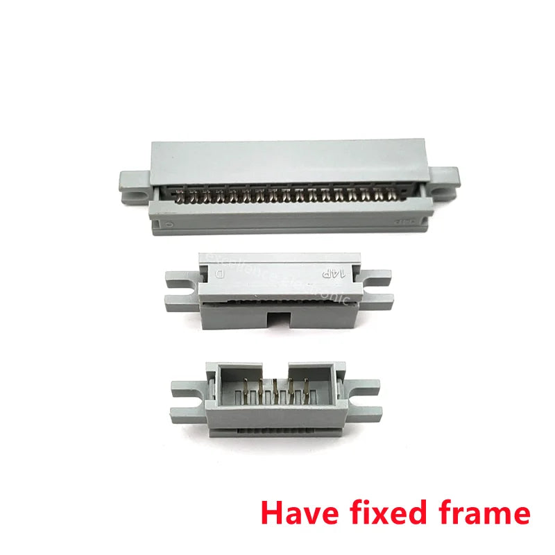 5pcs 2.54MM IDC Type Box Header Male Headers 10/14/16/18/20/30/34/40/50 PIN Connector for 1.27mm Pitch Flat Cable Peaceful Pleasures Health and Wellness