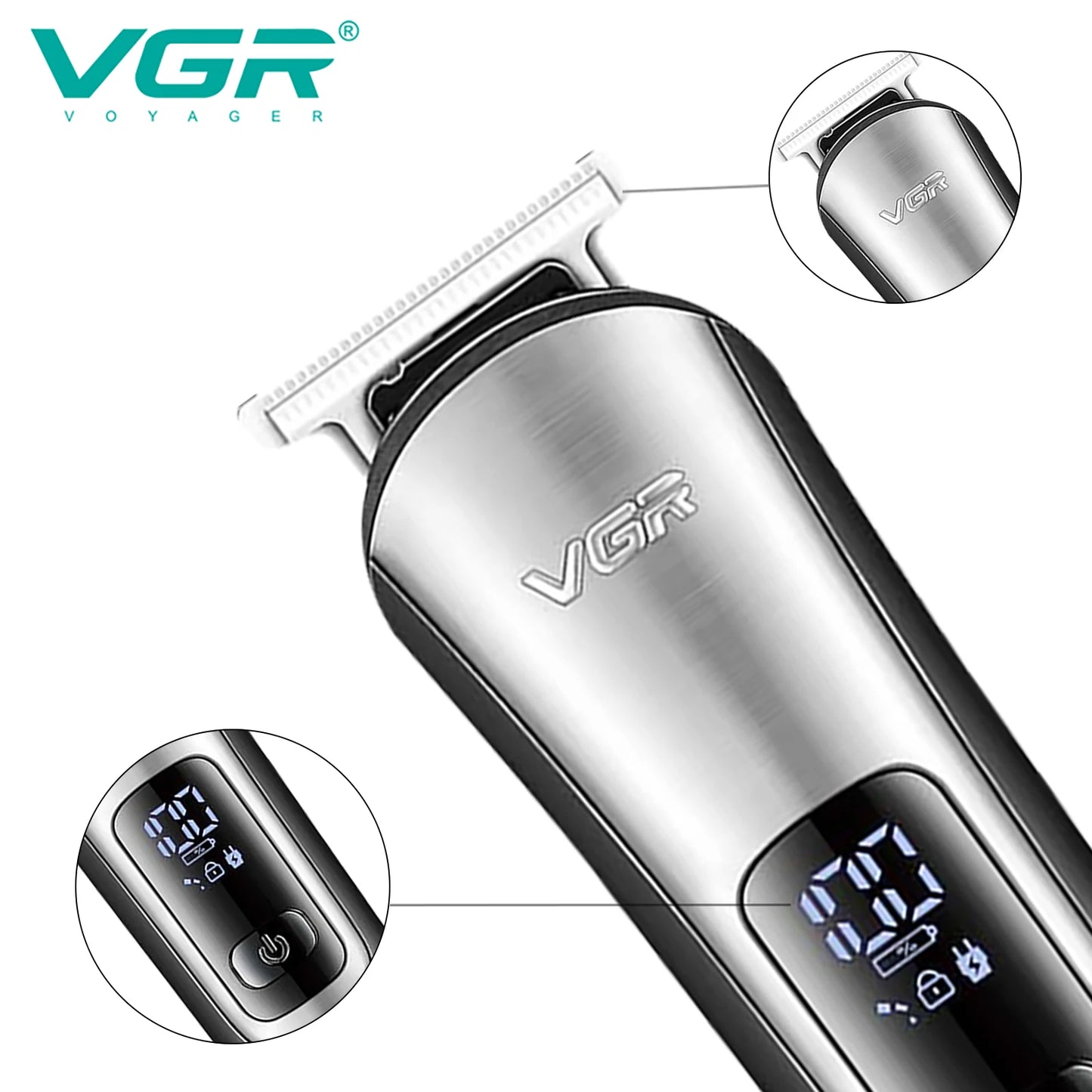 VGR111 5-in-1 Men's Care Oil Hair Sculpting electric Fader Shaving Hair clipper Hair trimmer set Peaceful Pleasures Health and Wellness