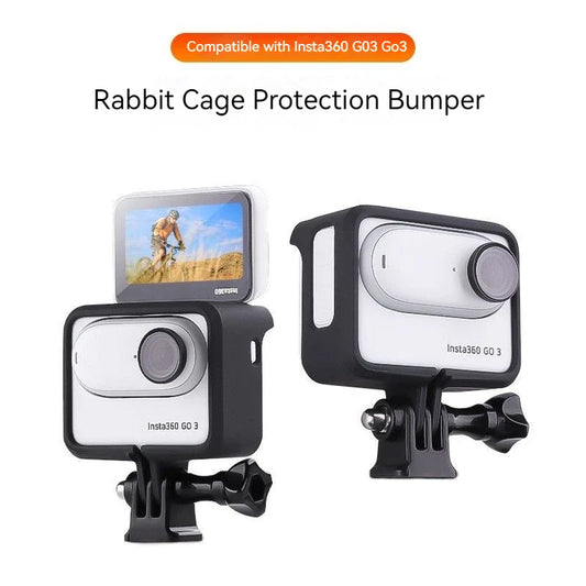 Insta360 GO 3 / GO 3S Protective Frame Cage with Cold Shoe Camera Protective Cage Oasis Select