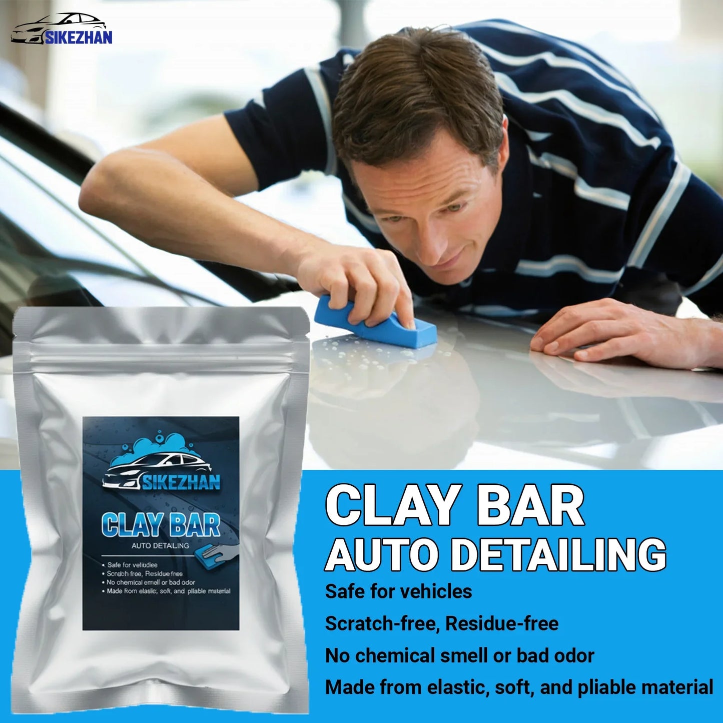 Car Clay Bar 100g – Deep Clean & Auto Detailing Clay