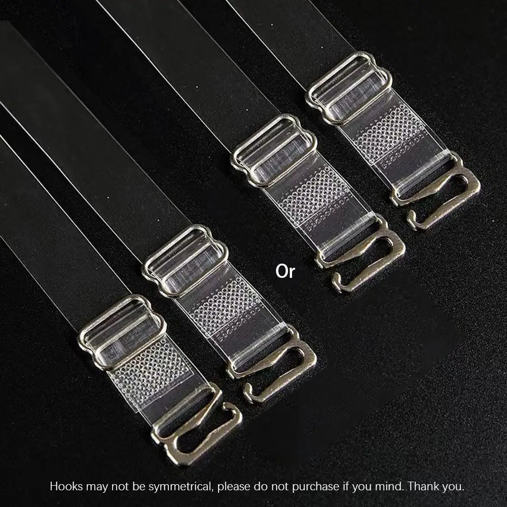 Transparent Invisible Bra Straps – Adjustable & Non-Slip