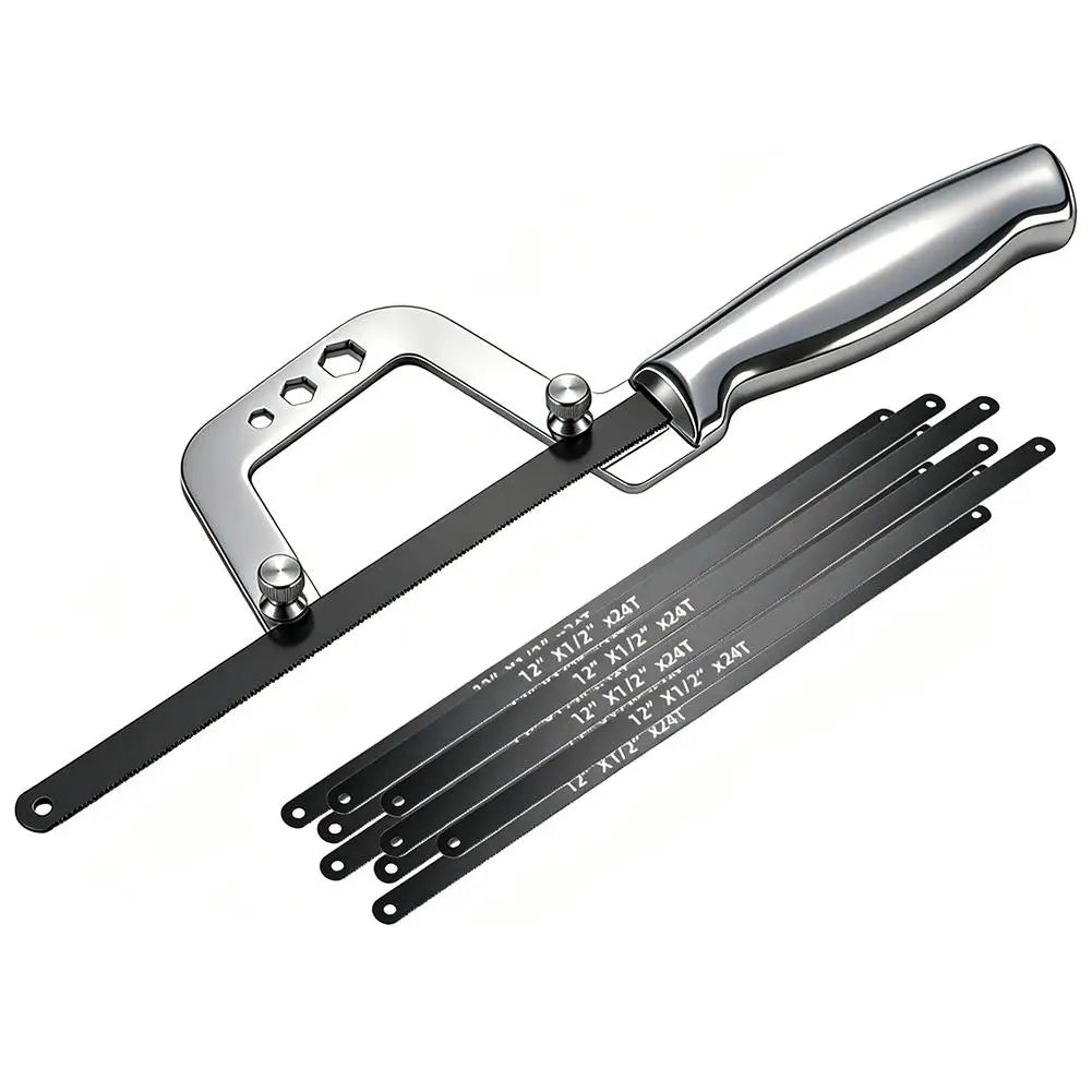 Mini Hacksaw Frame 12" Quick-Lock Compact Hand Saw | DIY Tool
