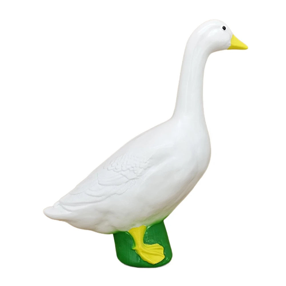 Large White Goose Statue | Resin Garden & Home Decor Sculpture