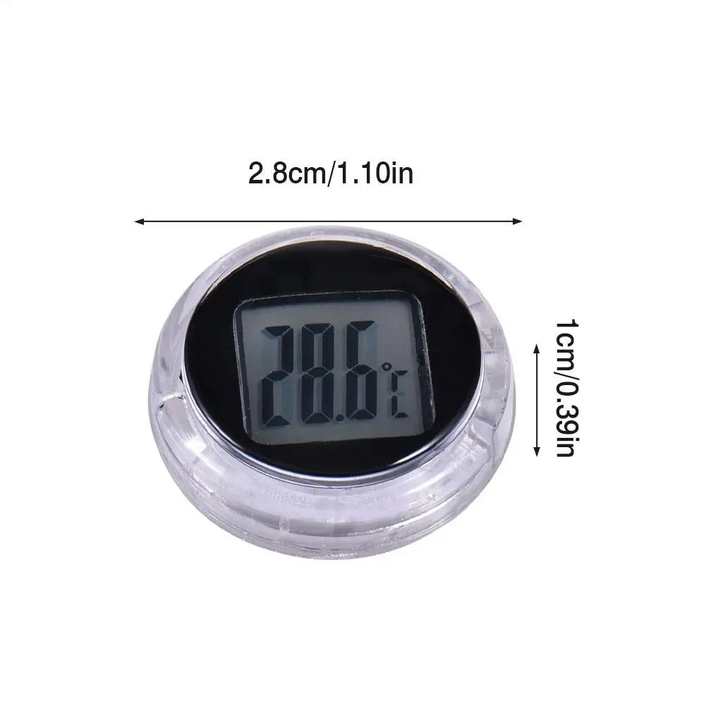 Mini Waterproof Digital Thermometer – Motorcycle & Car Stick-On Digital Thermometer Peaceful Pleasures Health and Wellness