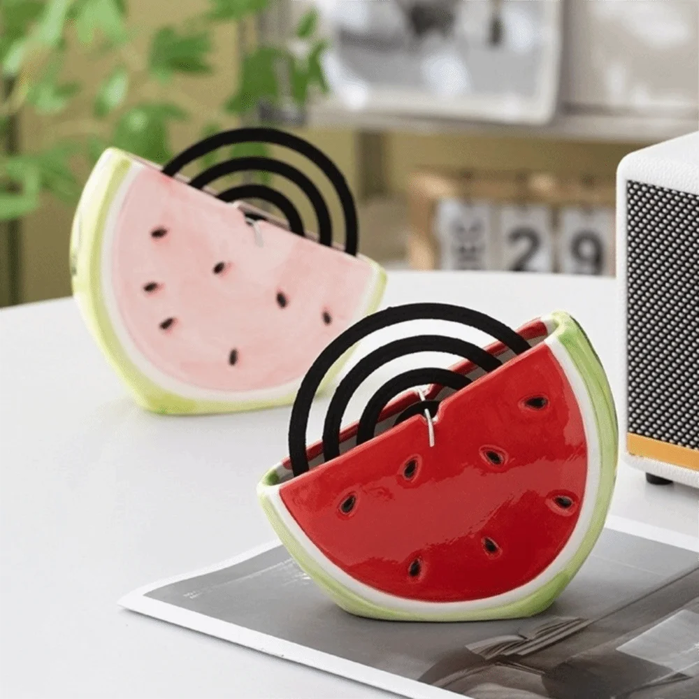 Watermelon Ceramic Mosquito Coil Holder & Incense Burner