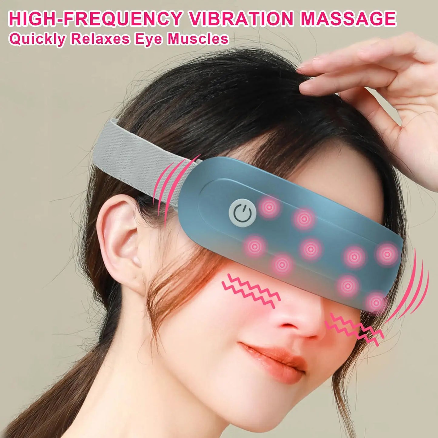 Wearable Eye Massager – 4 Modes, Vibration & Music