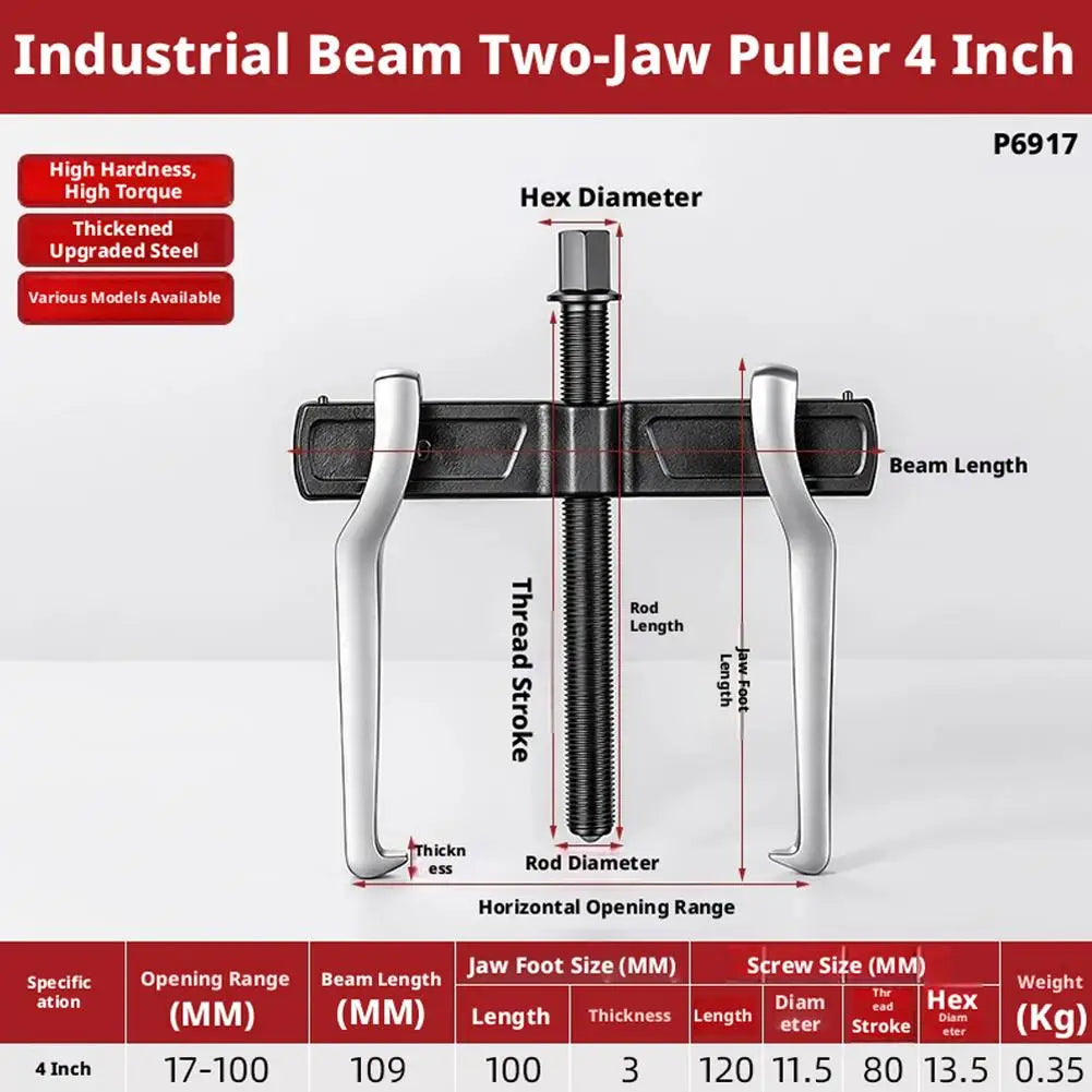 2-Jaw Puller Bearing Removal Tool Puller Roller Extractor Heavy Duty Plug-In Bearing Puller for Auto Disassembly Repair Tool Peaceful Pleasures Health and Wellness 4 inches