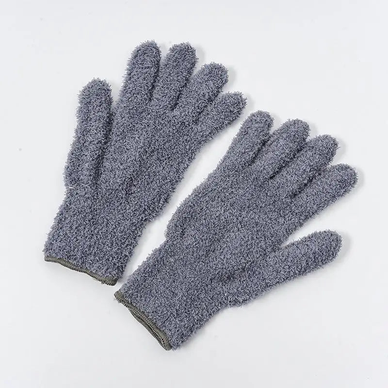 Microfiber Plant Cleaning Gloves | Reusable Dusting Gloves