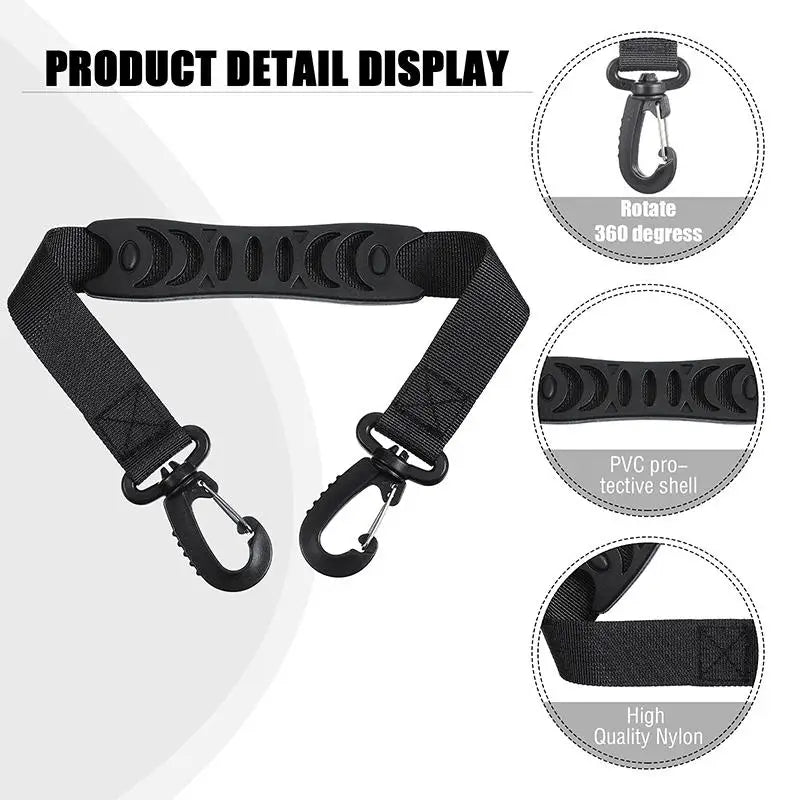 Roller Skate Carrying Strap for Adults Outdoor Hanging Handle Belt Buckle Hook Shoes Skate Accessories Transport Peaceful Pleasures Health and Wellness