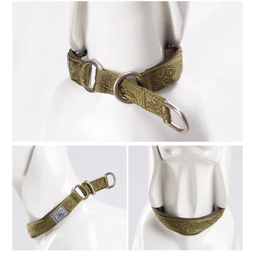 TRUELOVE Pet Collar Nylon Webbing P-chain Explosion-proof Neoprene Padding Pets Running Training Large Medium Small Dogs YC1851 Peaceful Pleasures Health and Wellness