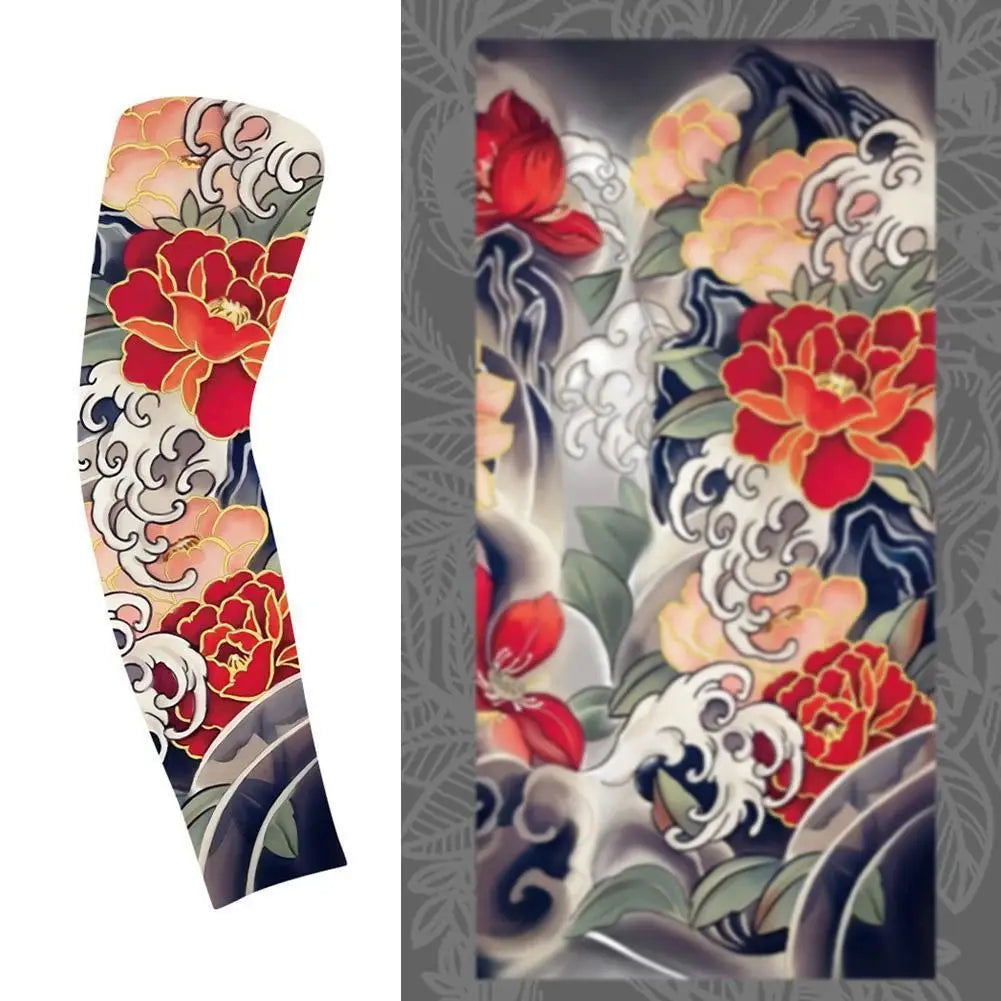 Ice Silk Tattoo Sleeves for Outdoor Activities Peaceful Pleasures Health and Wellness