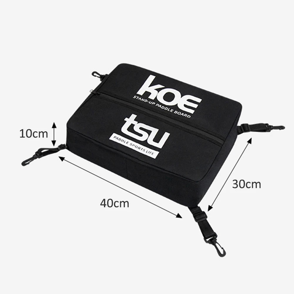 SUP Cooler Bag Insulated Waterproof Deck Pack with Swivel Clips For Paddle Board Surfboard Storage Mesh Bag Outdoor Water Sport Peaceful Pleasures Health and Wellness