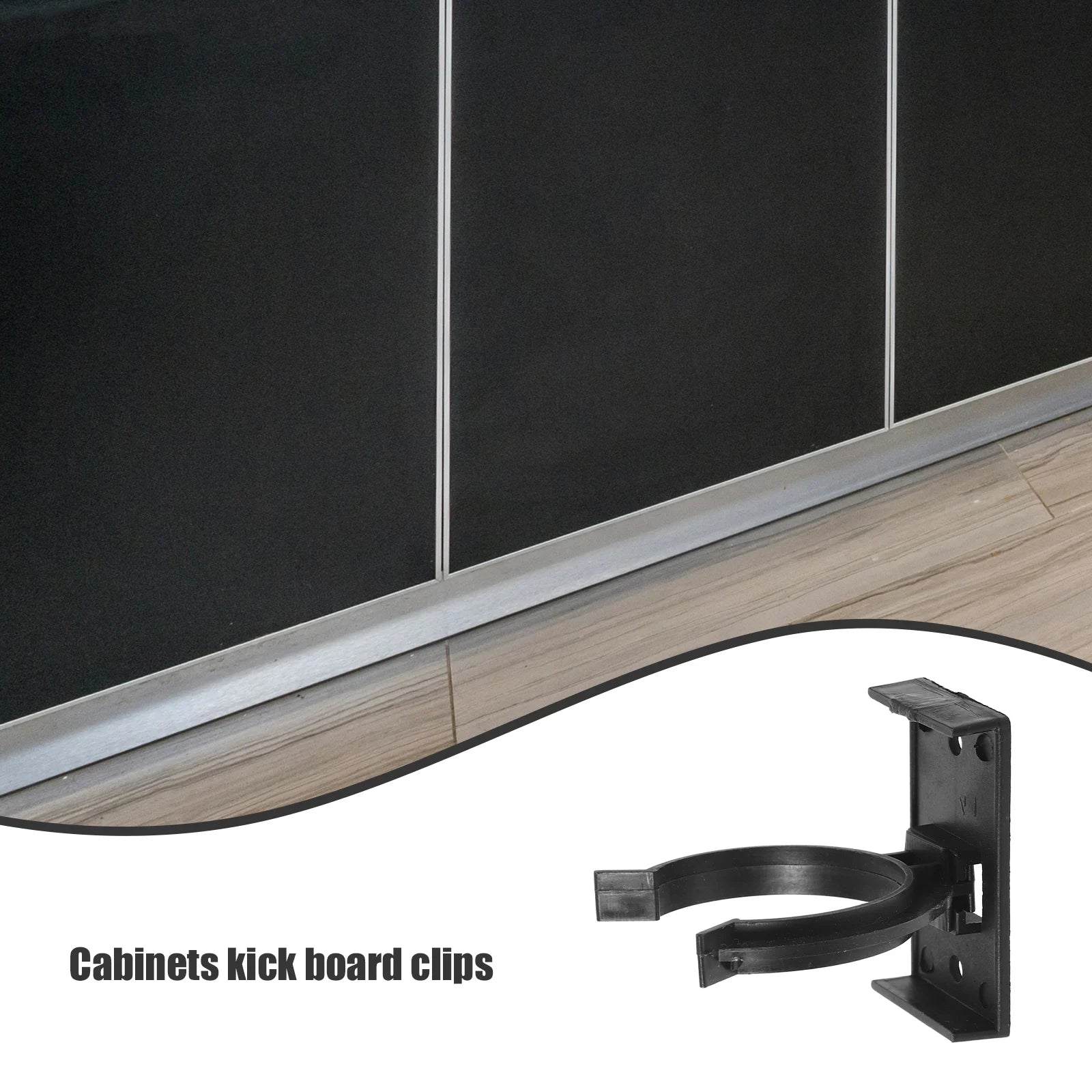 20pcs Cabinets Kick Board Clips Kitchen Leg Plinth Clip Furniture Leveler Chair Raiser Retainer Furniture Plinth Cabinet Clamp Peaceful Pleasures Health and Wellness