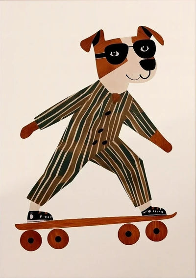 Funny Animal Canvas Wall Art Prints | Kids Nursery Room Decor