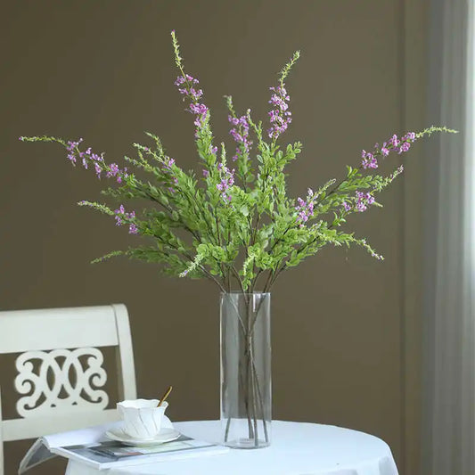 5-Pack Artificial Sage Grass Silk Flowers for Wedding & Home Decor Artificial Silk Flowers Peaceful Pleasures Health and Wellness