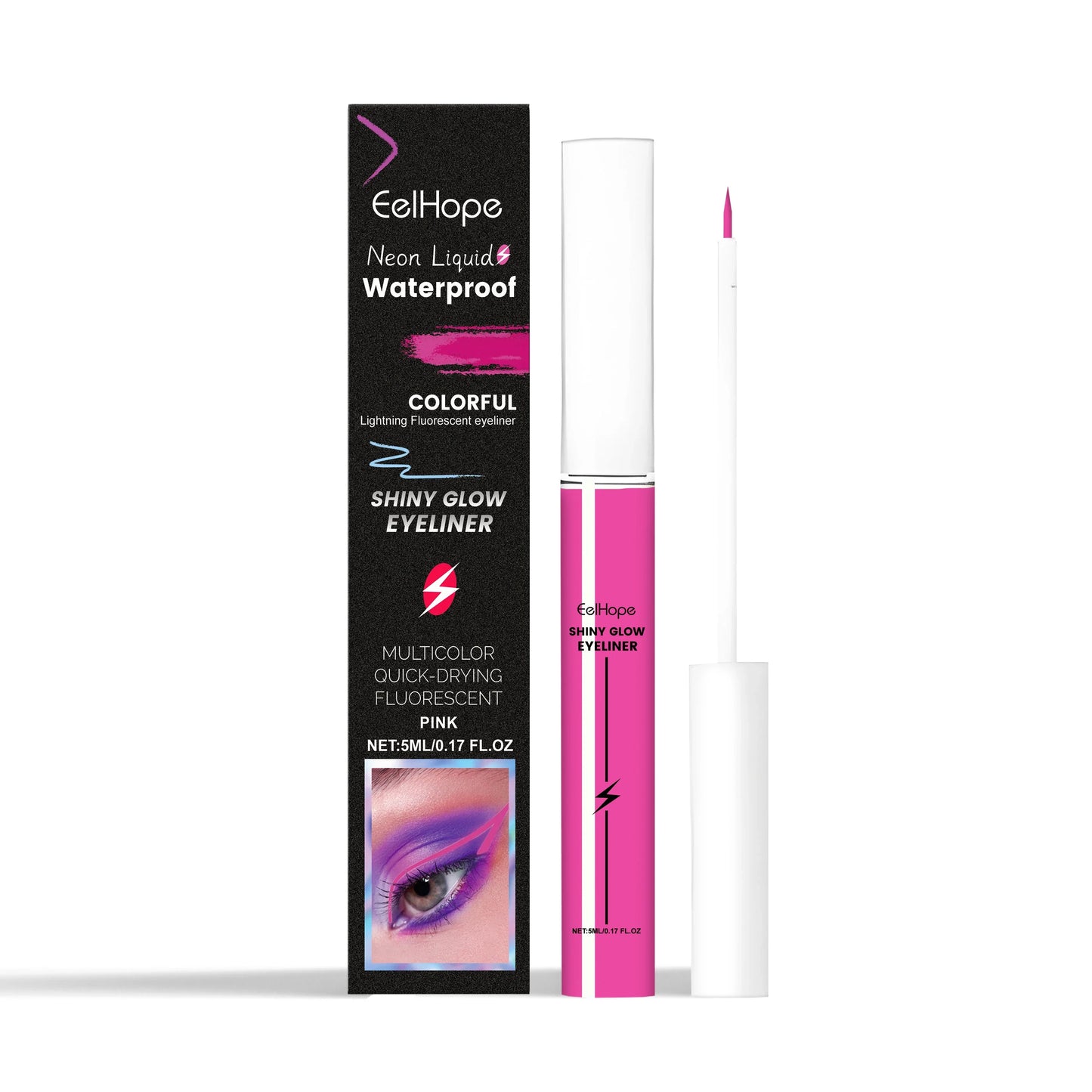 Eelhope Eye Shadow Palette & Waterproof Eyeliner Set – 8+ Colors