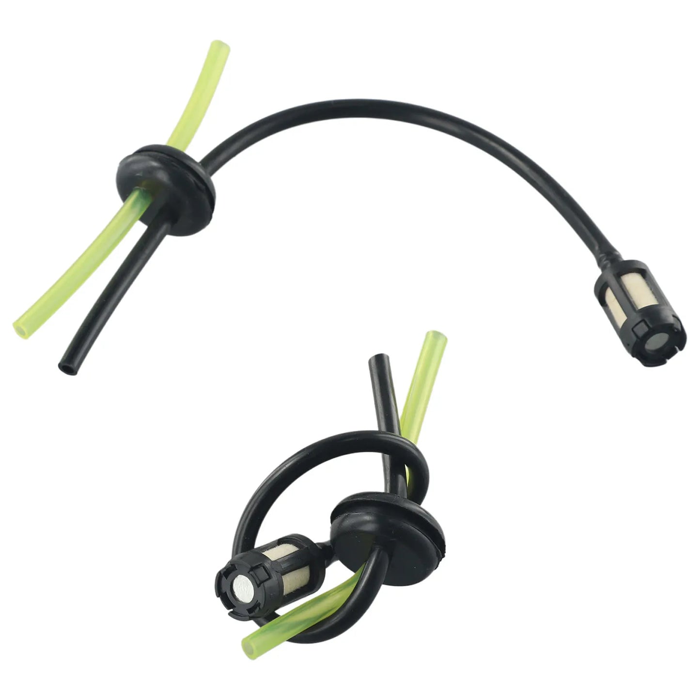 2 Sets Fuel Filter Hose Seal Priming Bulbs Brushcutter Hedge Trimmer