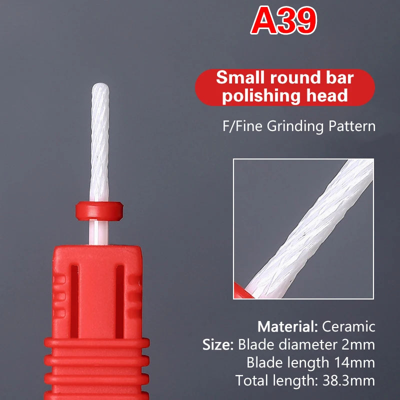 Ceramic Nail Drill Bit | Electric Manicure & Pedicure Tool
