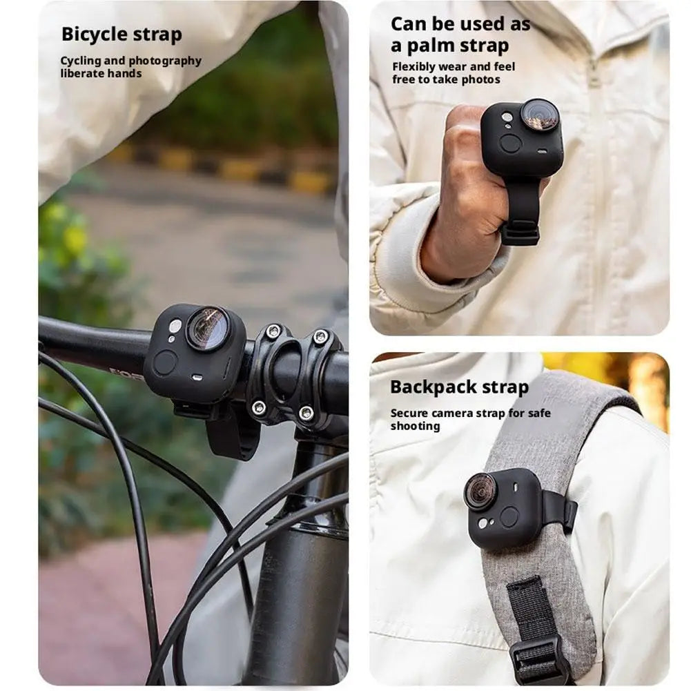For Insta360 GO Ultra Strap Strap Strap, Silicone Adjustable Protective Cover, Sports Camera Accessories Peaceful Pleasures Health and Wellness