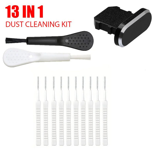 Phone Charging Port Dust Plug & Cleaning Kit – iPhone & Type-C Phone Cleaning Kit Peaceful Pleasures Health and Wellness