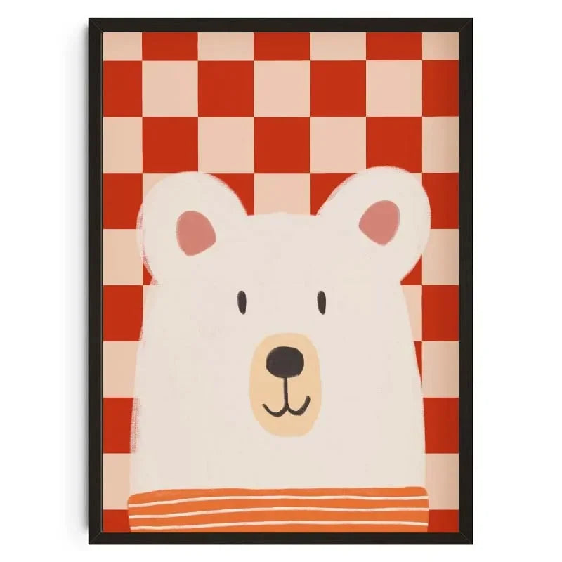 Animals Poster Prints Nordic Floral Bunnies Nursery Cool Bear Goose Wall Art Whimsical Rabbit Print for Kids Room Playroom Decor Peaceful Pleasures Health and Wellness 11 50x70cm Unframed