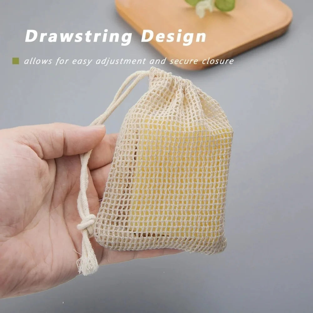 Natural Sisal Soap Bag – Exfoliating Bath Pouch & Foaming Net