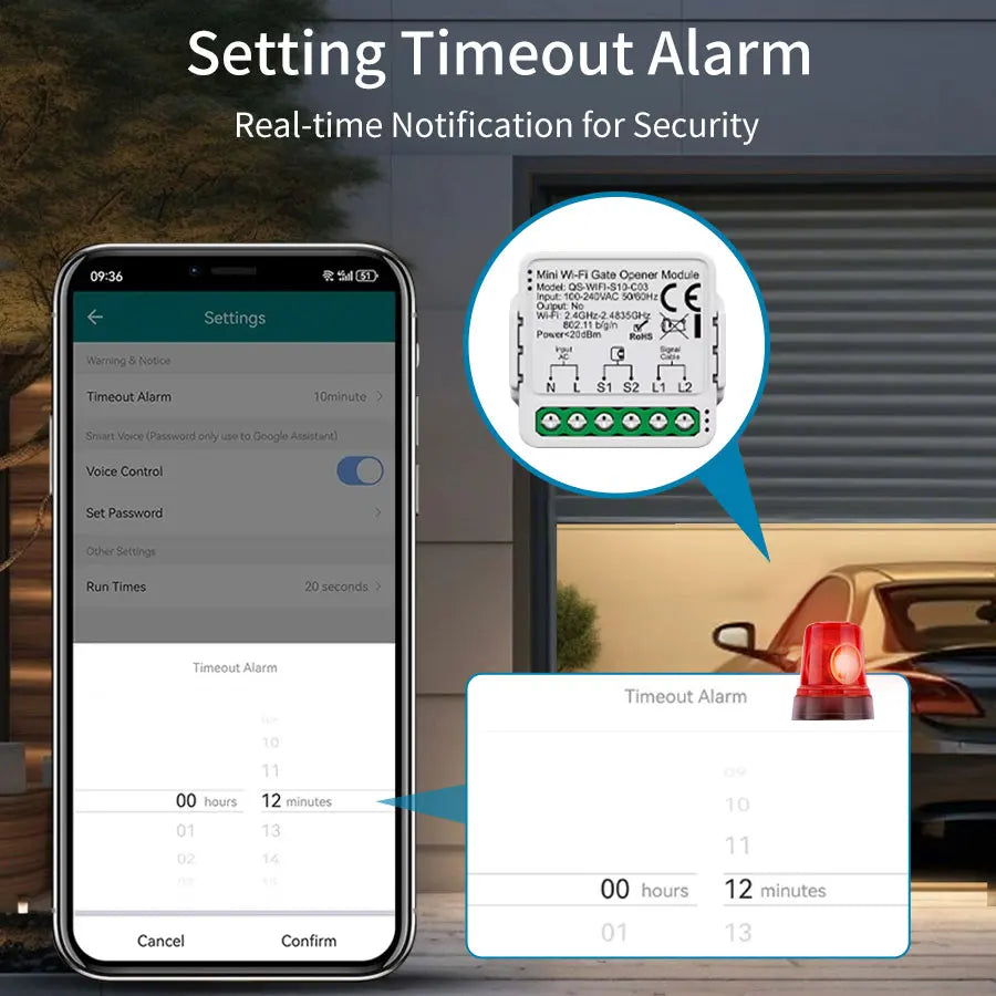 Tuya WiFi Zigbee Smart Garage Door Switch Module Gate Open Controller Breaker Smart Life APP Voice Control For Alexa Google Home Peaceful Pleasures Health and Wellness