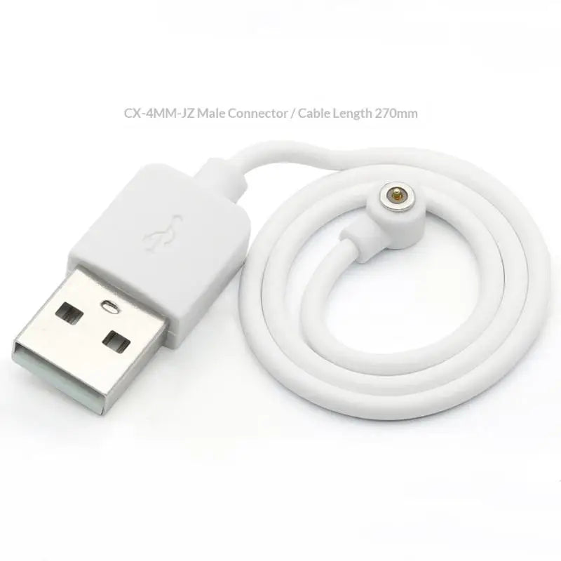 New 4MM Magnetic Pogo Pin Connector Cx-4mm-jz Male Female Wire 27cm Power Charging Socket USB Interface Power Connector Peaceful Pleasures Health and Wellness