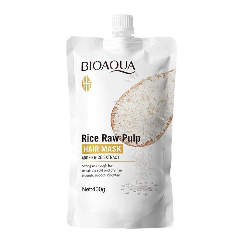 Rice Puree Hair Mask 400g – Deep Repair for Dry & Frizzy Hair